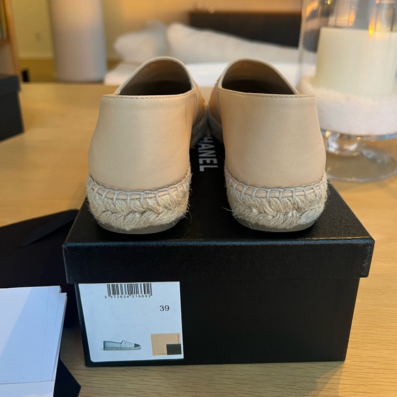 *SOLD* Chanel Lambskin Espadrilles - Picture 4 of 5